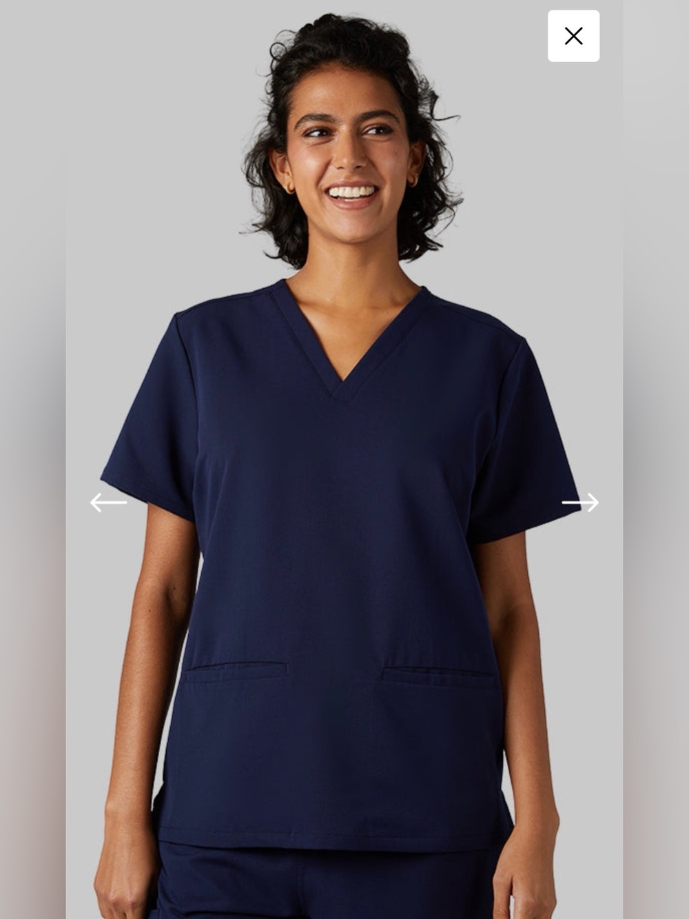 XL  Ladies 32 degrees cool Scub top stretch nave blue new with tag